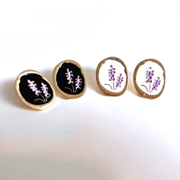 Pendientes Flor De Lavanda