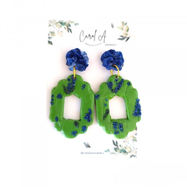 Pendientes Artesanos Lavanda