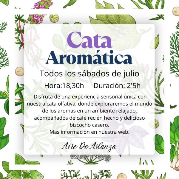 Cata Aromática. Una experiencia para los sentidos.