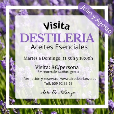 Visita Guiada a Destilería de Lavanda en Burgos