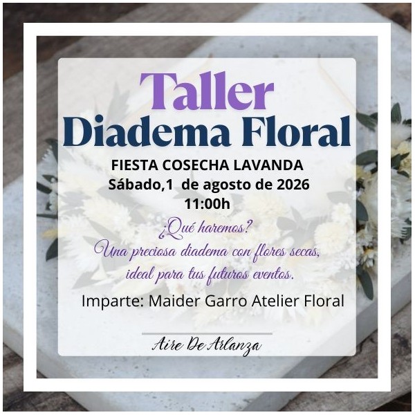 Taller Diadema Floral