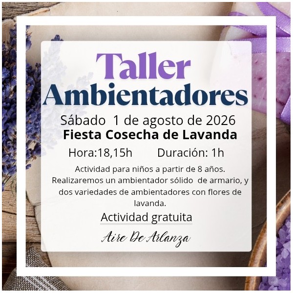 Taller Ambientadores Lavanda